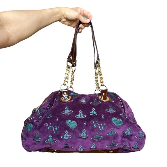 Vivienne Westwood Purple Bowling Bag - Picture 5 of 14